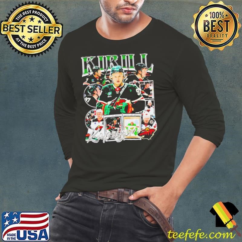 Kirill Kaprizov Wild Hockey Player Vintage Style Retro Shirt