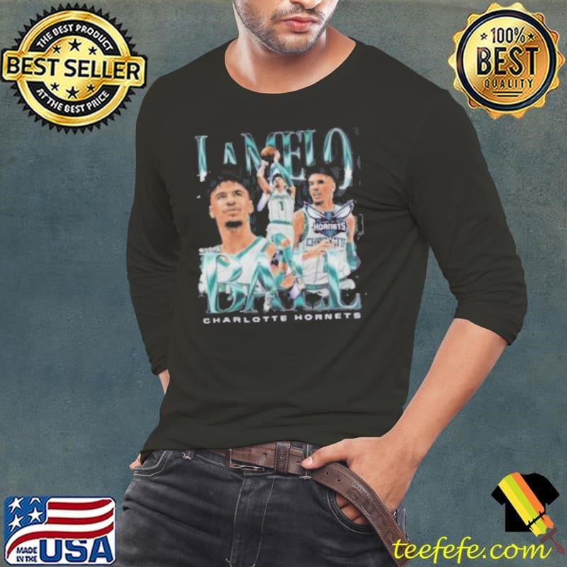LaMelo Ball Charlotte Hornets Vintage Long Sleeve Tee
