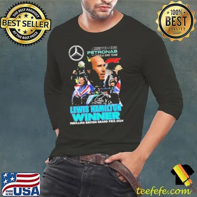 Lewis Hamilton Winner Thrilling British Grand Prix 2024 Signature shirt