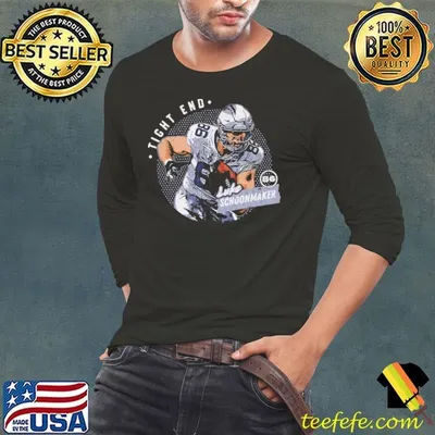 Luke Schoonmaker Dallas Dots Tight End Player Football T-Shirt