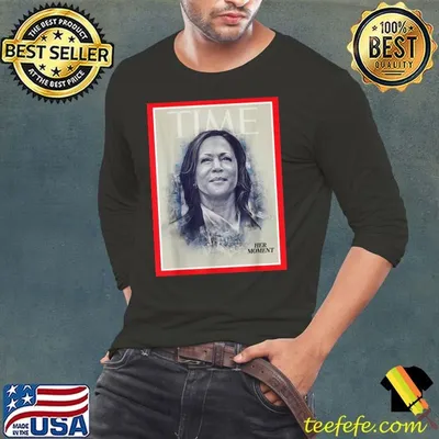 Magazine Cover President Kamala Harris Time Cover Campaign T-Shirt