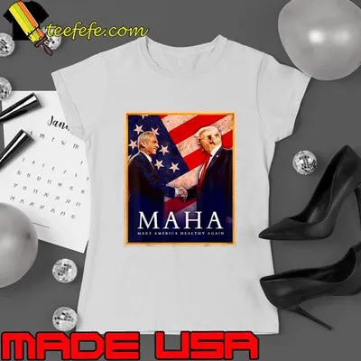 Maha Make America Healthy Again American Flag Election 2024 Trump president T-Shirt
