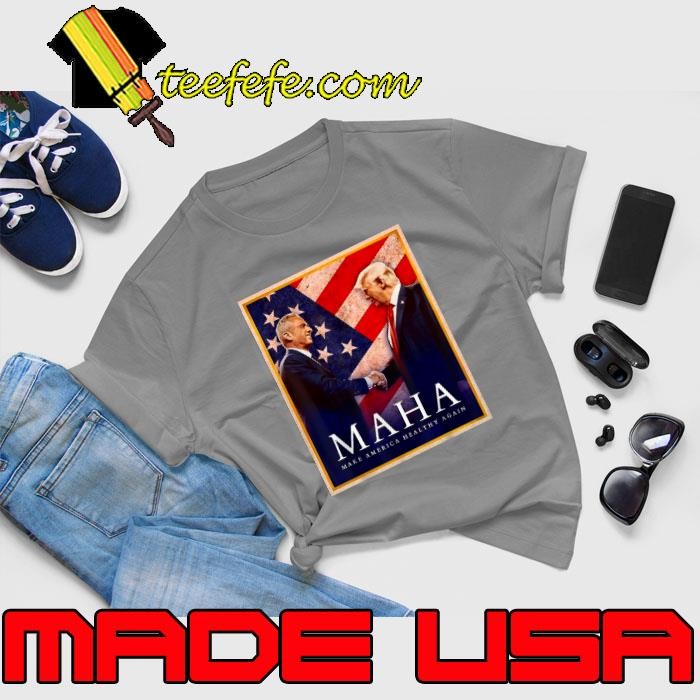 Maha Make America Healthy Again American Flag Election 2024 Trump president Unisex