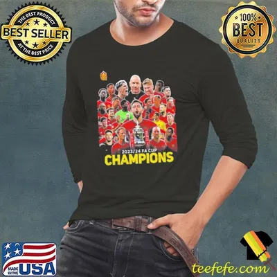 Manchester United Champions The Football Association Challenge Cup FA Cup 2024 shirt