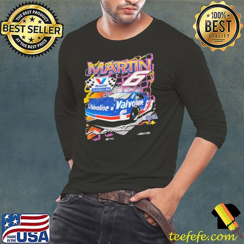 Mark Martin 6 American retired stock car racing driver Vintage Retro T-Shirt