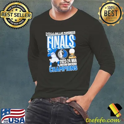 Mascot Dallas Mavericks Finals 2023-2024 NBA Western Conference Champions Shirt