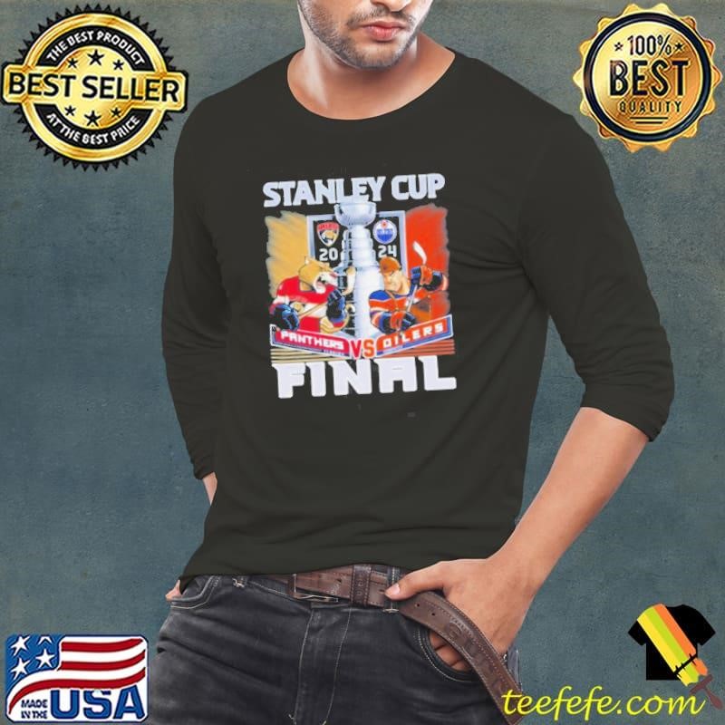 Mascots Edmonton Oilers Vs Florida Panthers 2024 Stanley Cup Final Long Sleeve Tee
