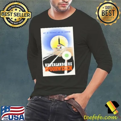 Met De Regelmaat Van Een Uurwerk Nederlandsche Spoorwegen Poster 1939 Shirt