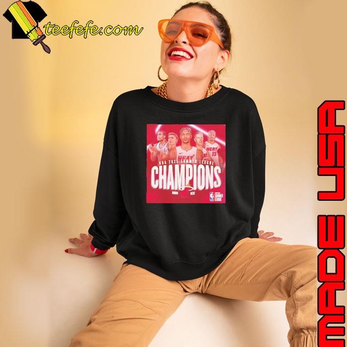 Miami Heat Nba 2k25 Summer League Champions Sweatshirt