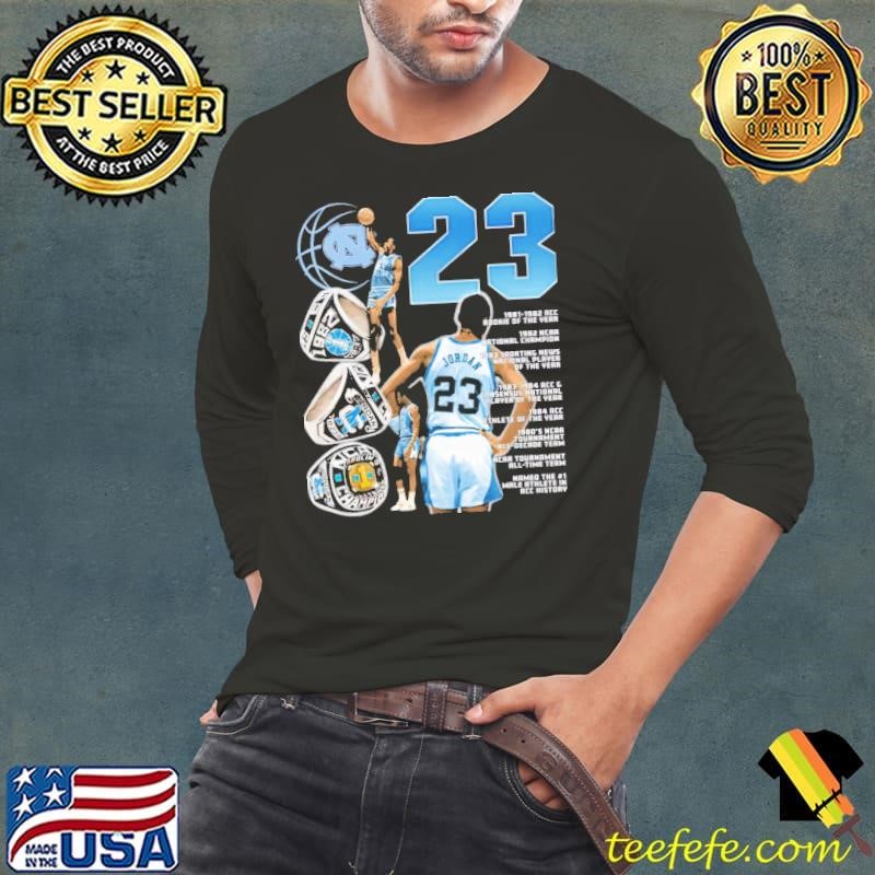 Michael Jordan American businessman and former professional basketball College Stats T-Shirt