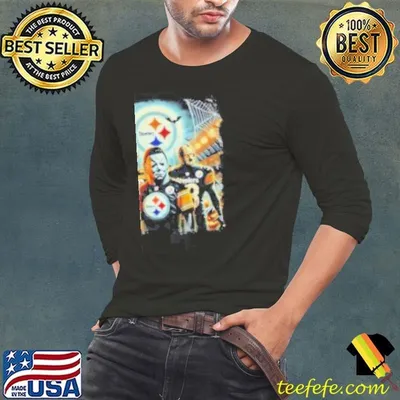Michael Myers Jason Voorhees Freddy Krueger Pittsburgh Steelers Halloween Shirt