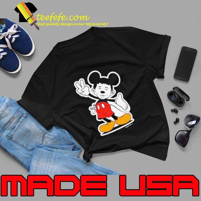 Mickey Mouse gosh me worry peace shirt