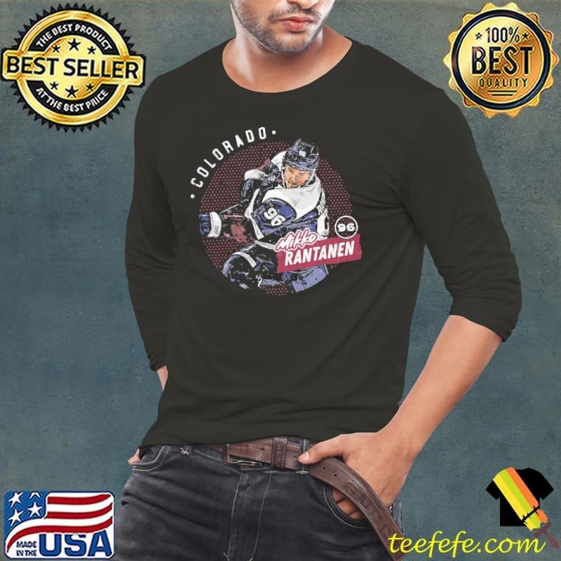 Mikko Rantanen Finnish professional ice hockey forward Colorado Dots Long Sleeve Tee