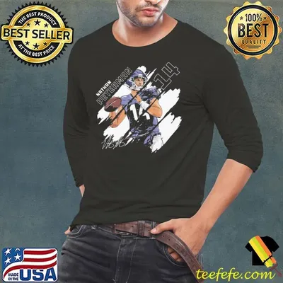 Nate peterman stripes American professional football quarterback T-Shirt