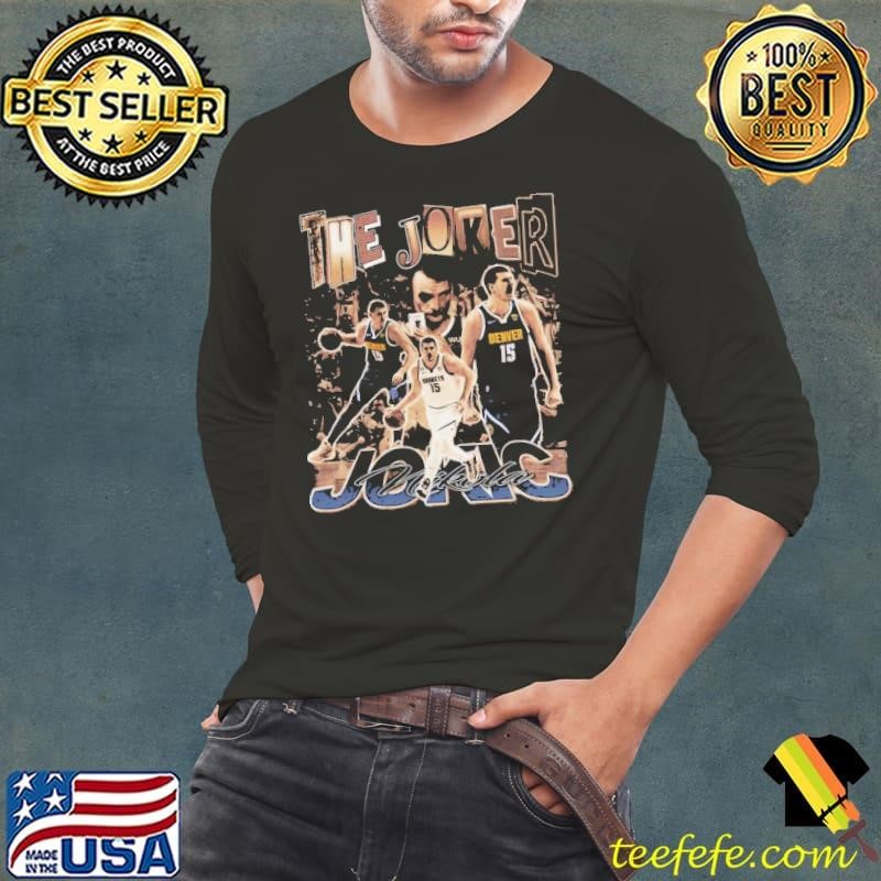 Nikola Jokic Serbian professional basketball player Vintage Collage Long Sleeve Tee