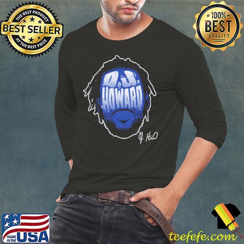 Oj howard player silhouette American professional football tight end T-Shirt