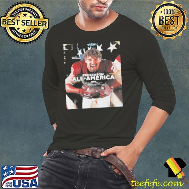 Oklahoma Football Danny Stutsman Is ESPN Preseason All America Team And The Sporting News Preseason All America 2Nd Team Shirt