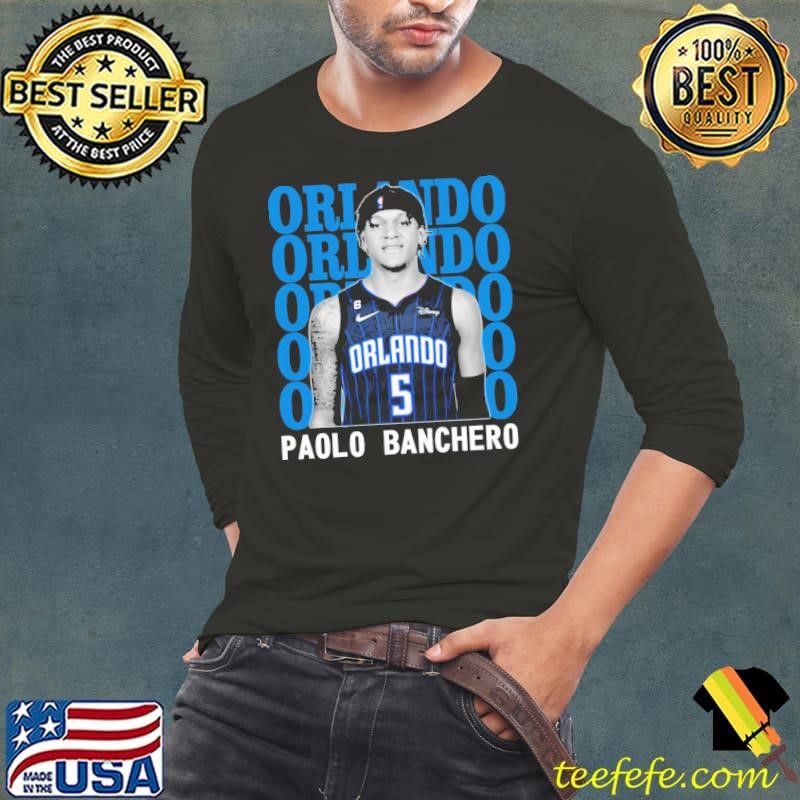 Orlando Magic Paolo Banchero 5 American professional basketball T-Shirt