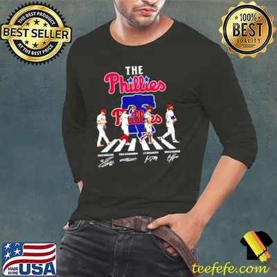 Philadelphia Phillies the Phillies abbey road signatures shirt