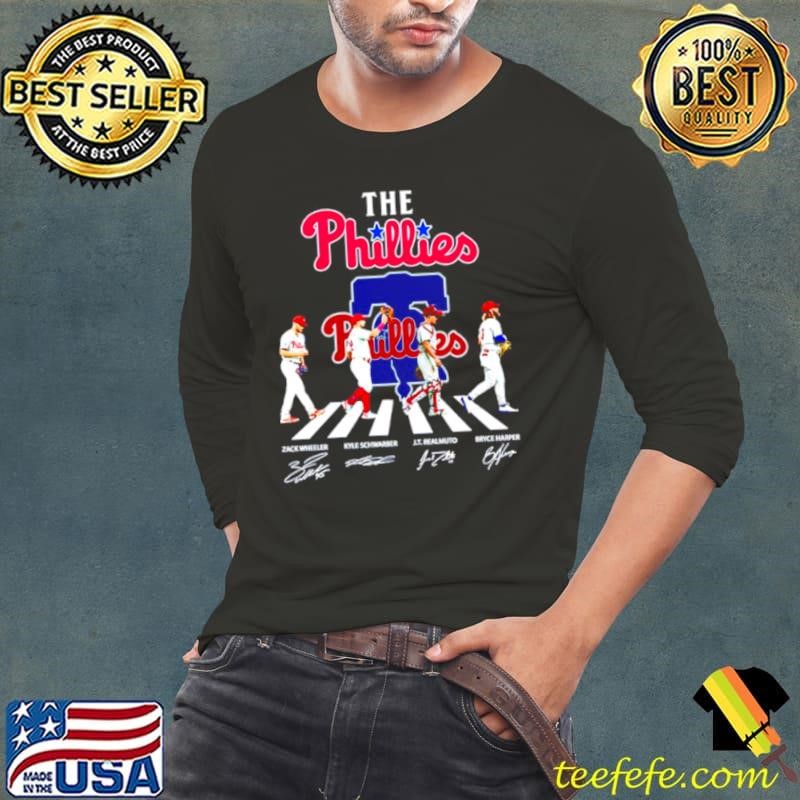 Philadelphia Phillies the Phillies abbey road signatures shirt