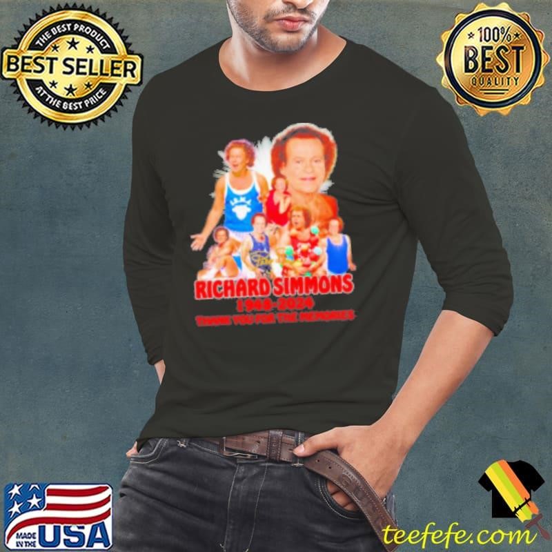 Premium Richard Simmons 1948 2024 Thank You For The Memories Signatures shirt