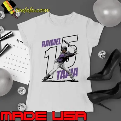 Raimel Tapia Colorado Outline Dominican professional baseball outfielder T-Shirt