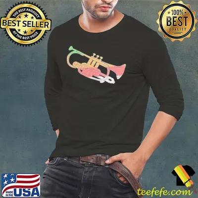Retro Sunset Cornet Distressed Retro Rainbow Colors Shirt