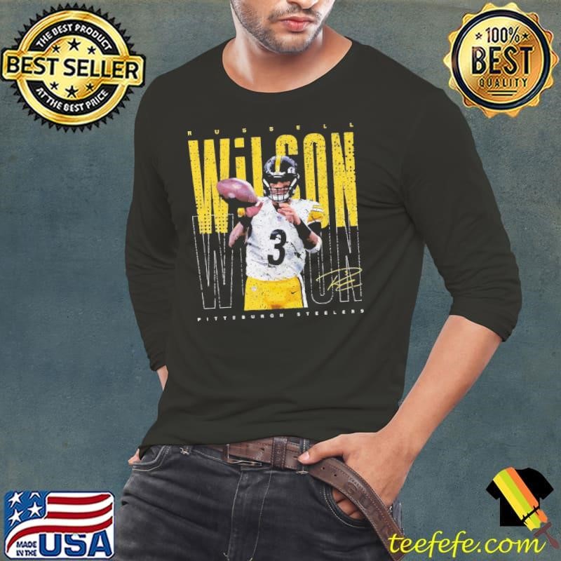 Retro Vibes Russell Wilson American professional football quarterback T-Shirt