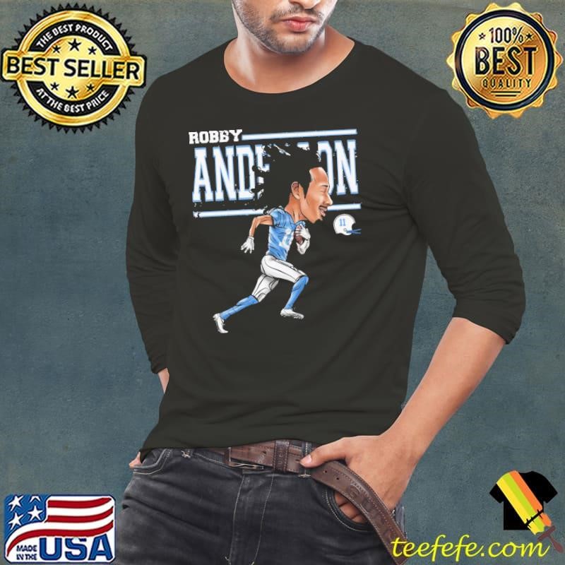 Robby anderson cartoon American professional football wide receiver Long Sleeve Tee