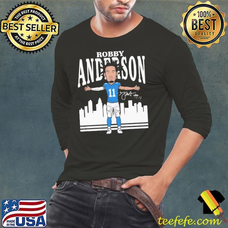 Robby anderson toon American professional football wide receiver Long Sleeve Tee