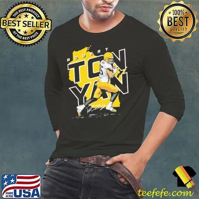Robert tonyan player map American professional football tight end T-Shirt