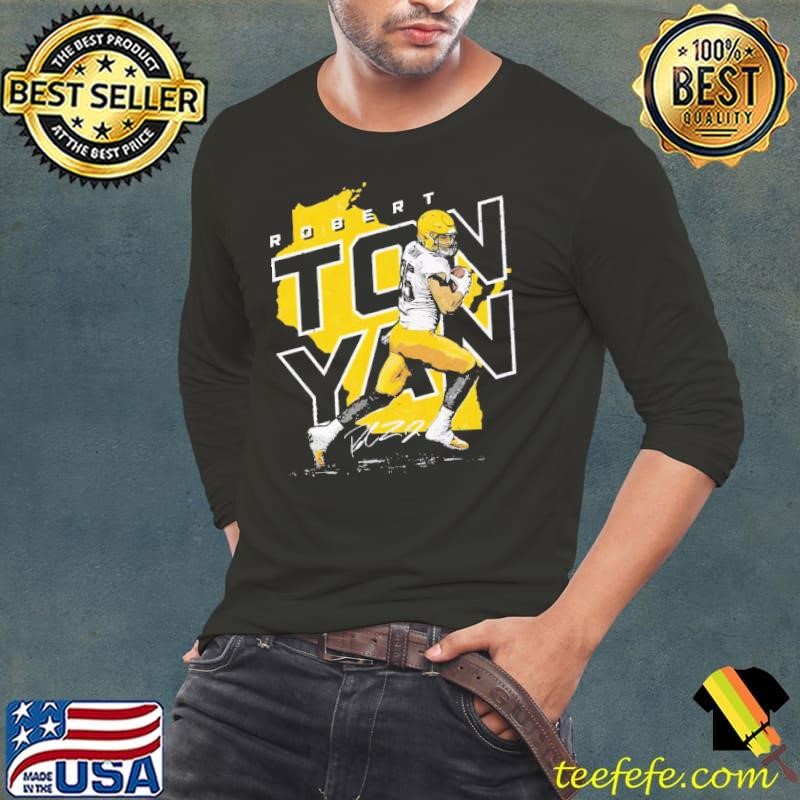 Robert tonyan player map American professional football tight end T-Shirt