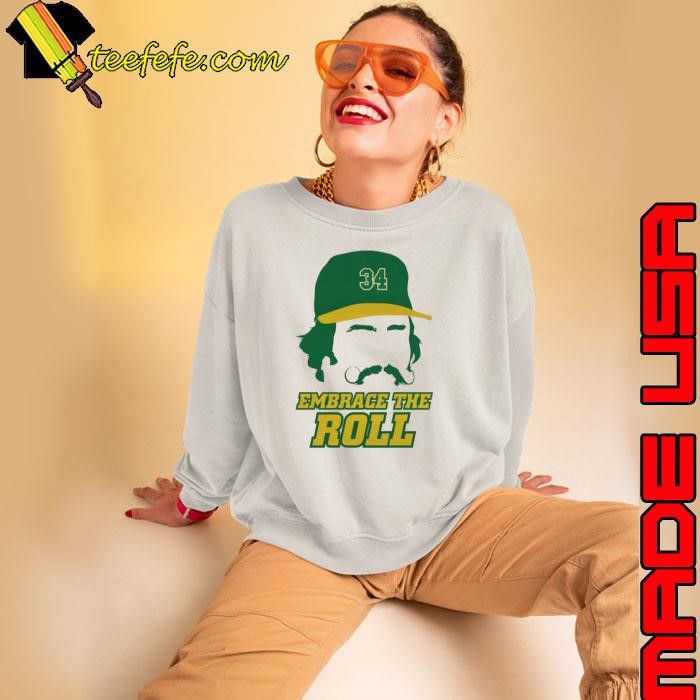 Rollie Fingers American former right-handed relief pitcher Oakland Silhouette Sweatshirt