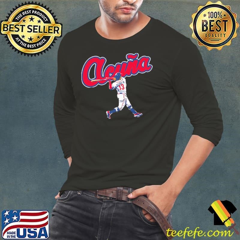 Ronald Acuna Jr. Slugger Swing Venezuelan professional baseball outfielder T-Shirt