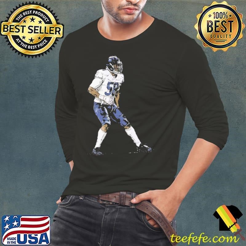 Roquan smith retro American professional football linebacker T-Shirt