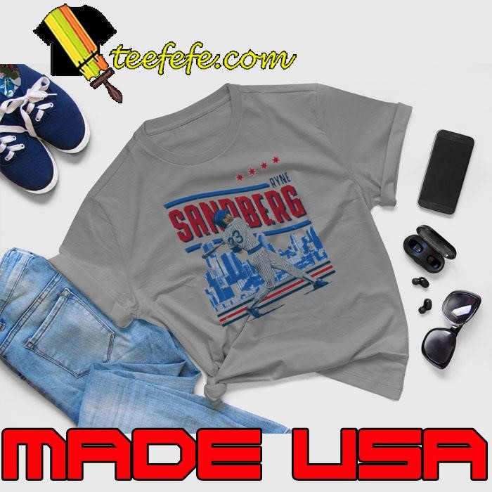 Ryne Sandberg Chicago C Skyline American former professional baseball player Unisex