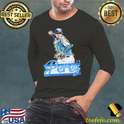 Salvador Perez Kansas City Sketch professional baseball catcher T-Shirt