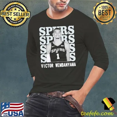 San Antonio Spurs Victor Wembanyama 1 French professional basketball T-Shirt