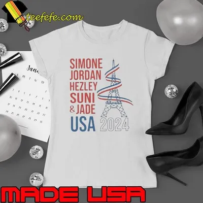 Simone Jordan Hezley Suni & Jade USA Paris 2024 shirt