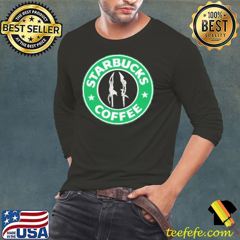 Solo Leveling Knifs Animes Starbucks shirt