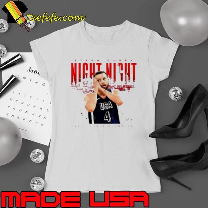 Steph Curry Usa Night Night 2024 Paris Olympics Signature Shirt