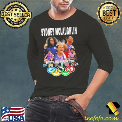 Sydney Mclaughlin Back To Back World Record Paris 2024 Shirt