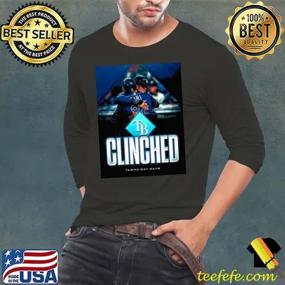 Tampa bay rays clinched mlb postseason 2024 shirt