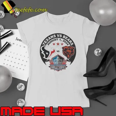 Texans vs. Bears Hall of Fame Game August 1, 2024 Shirt