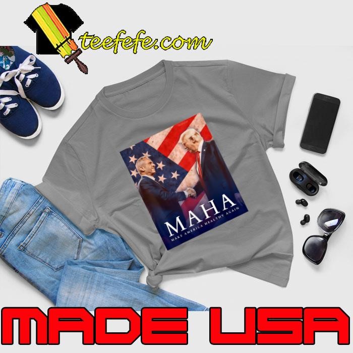 Trump Kennedy Make America Healthy Again Usa Flag Vote 2024 Unisex