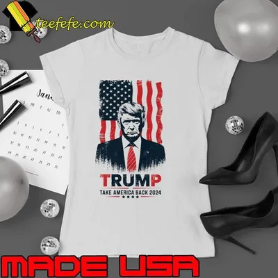 Trump Take America Back 2024 Stars American Flag Election T-Shirt