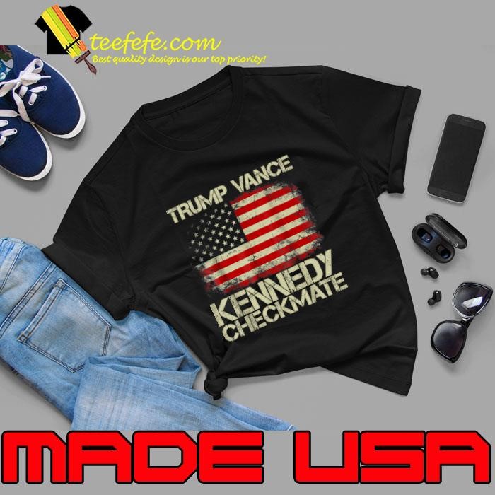 Trump Vance 2024 Kennedy Checkmate American Flag Election Unisex