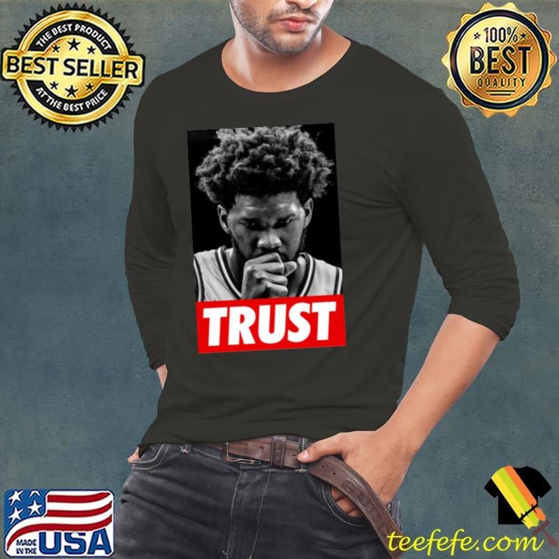 Trust Joel Embiid Vintage Long Sleeve Tee