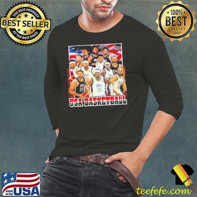 USA Men'S Basketball Stadium Essentials Unisex 2024 Summer Olympics Roster Shirt