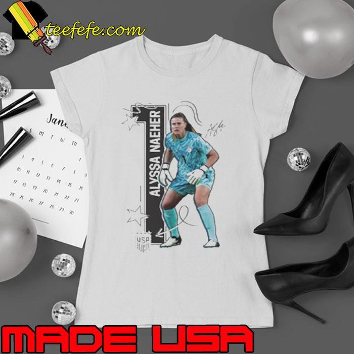 USWNT Alyssa Naeher Signature White shirt
